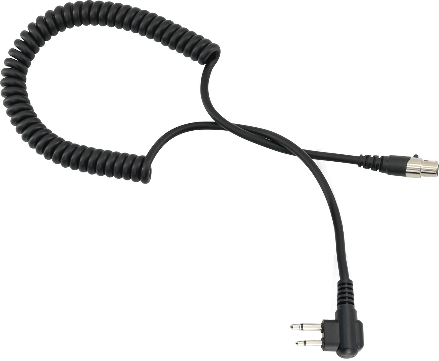 Tactical 2- to 5-pin helicopter connection cable for Motorola 2-pin GP308 two-way radios