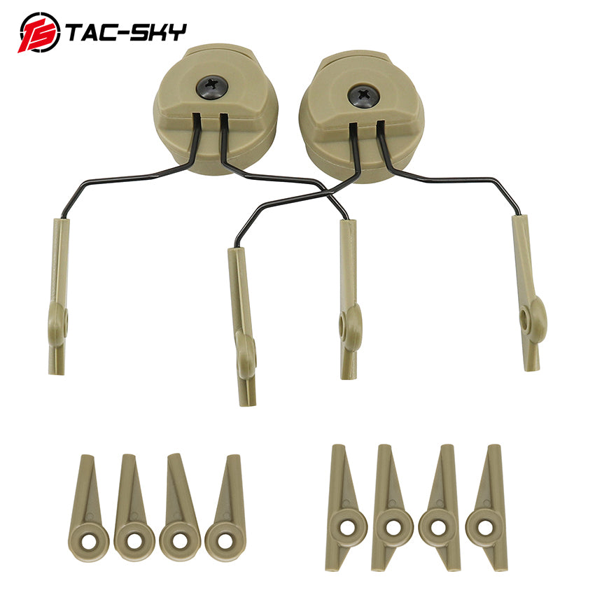 TAC-SKY Tactical for MLOK Helmet Headset Mount Compatible with Walker Razor Electronic Noise-Canceling Earmuffs