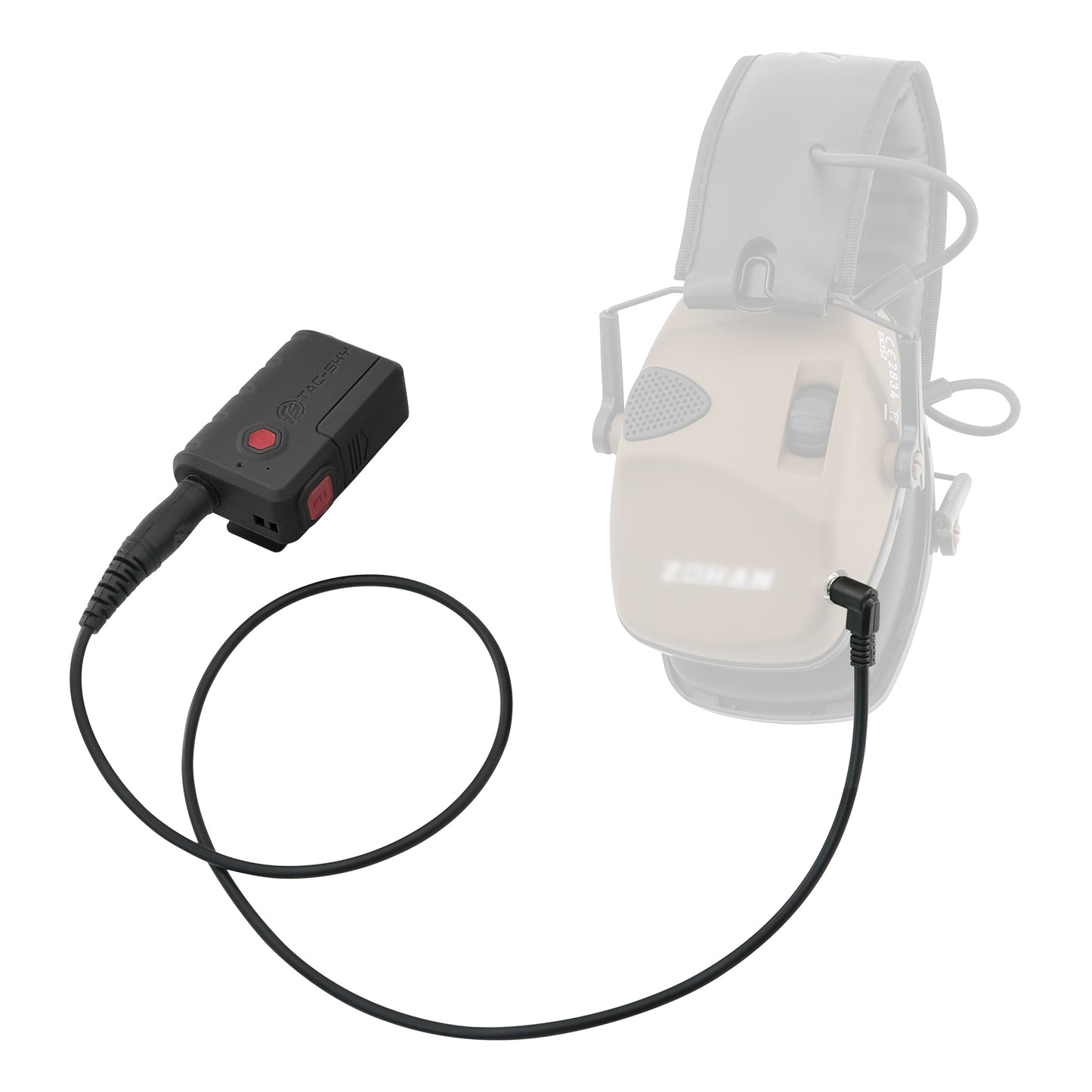 TAC-SKY Tactical Headset Bluetooth 3.5mm plug PTT Adapter & U-174 NATO/Military to Civilian Wiring Adapter For Sordin/Howard/TAC300