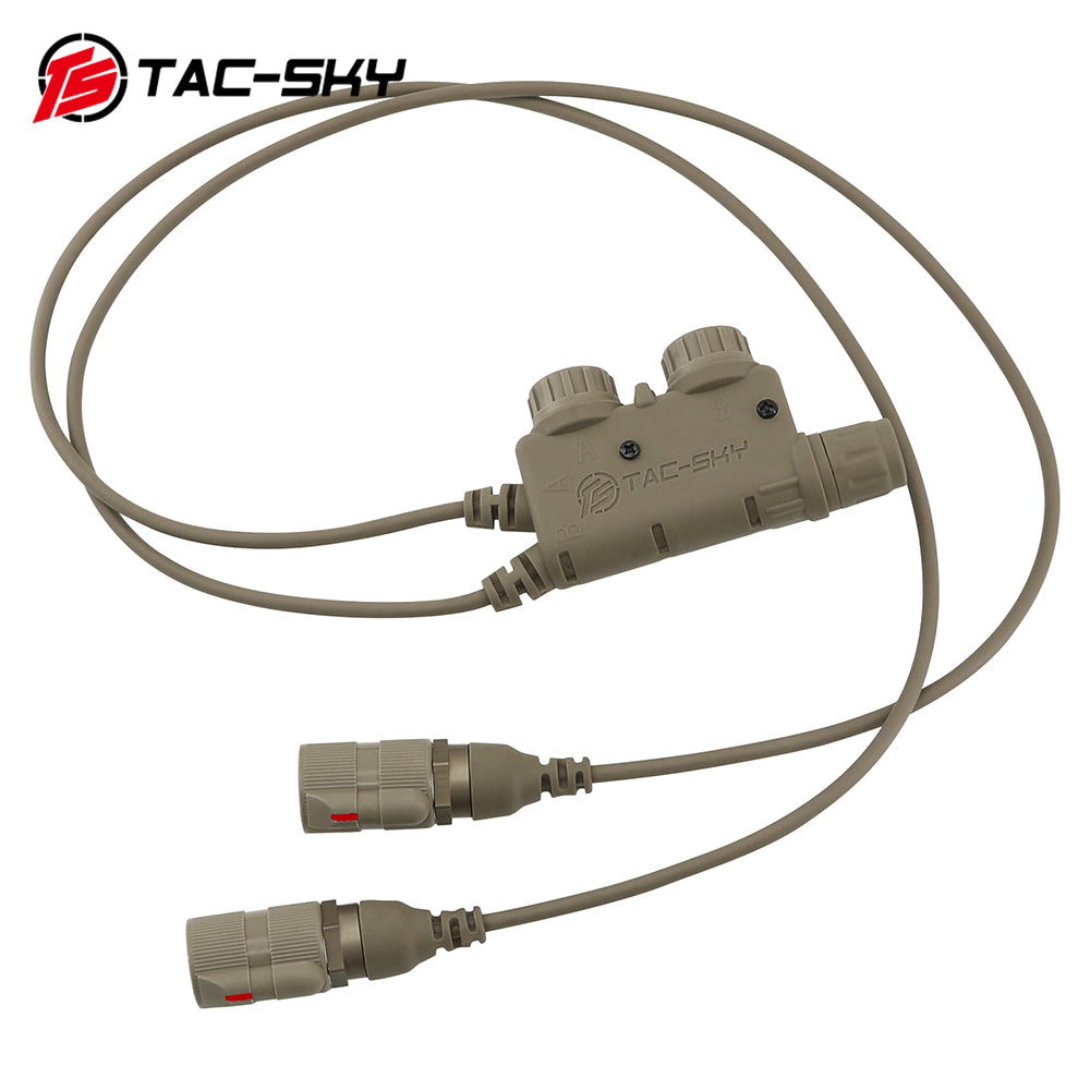 個人装備 tac-sky PRC152 tac-sky PTT TS TAC-SKY V2 PTT 6pin Dual Comm Compatible with COMTA II