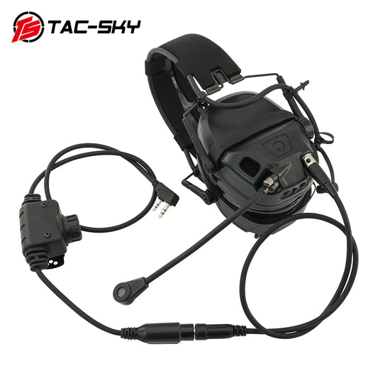 TAC-SKY AMP Tactical Headset Noise Canceling Headphones Various scene modes can be switched
