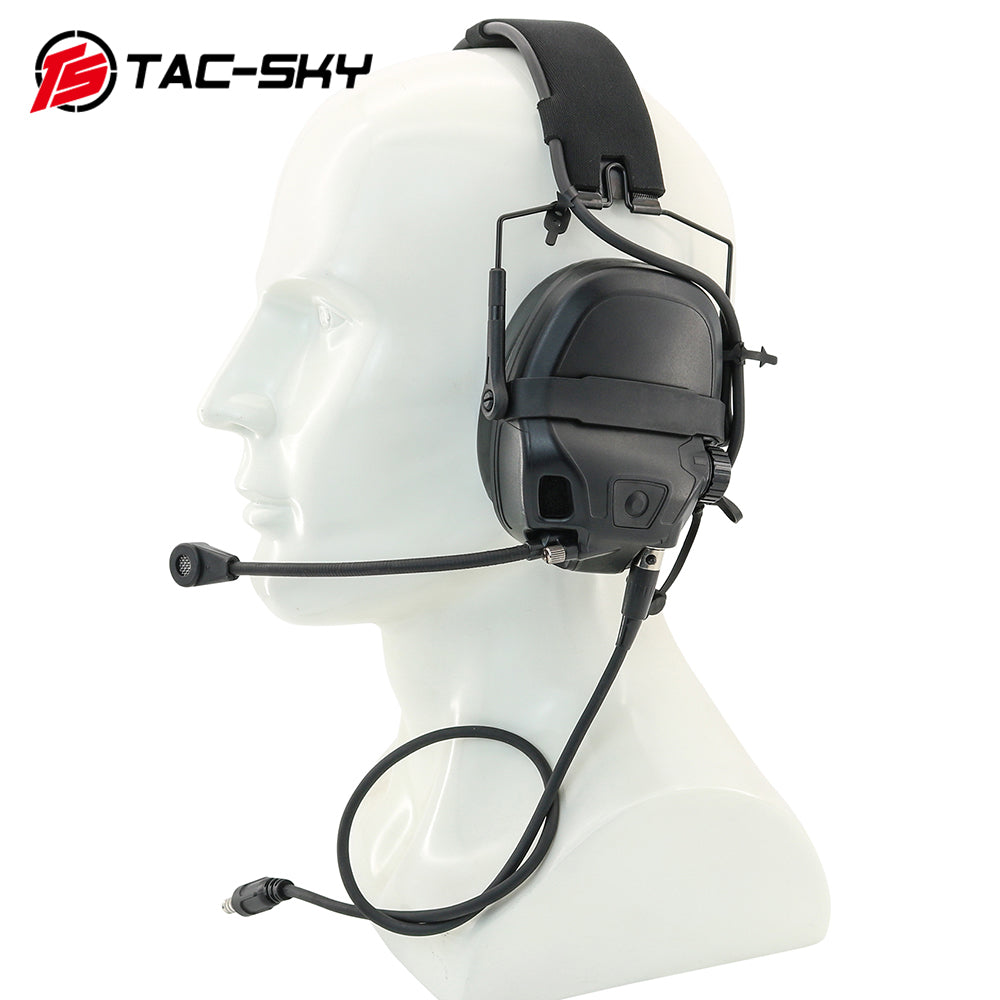 TAC-SKY Tactical Headset Noise Canceling Headphones Various scene modes can be switched