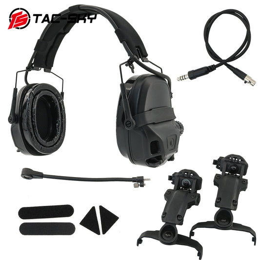 TAC-SKY AMP Tactical Headset Noise Canceling Headphones Various scene modes can be switched