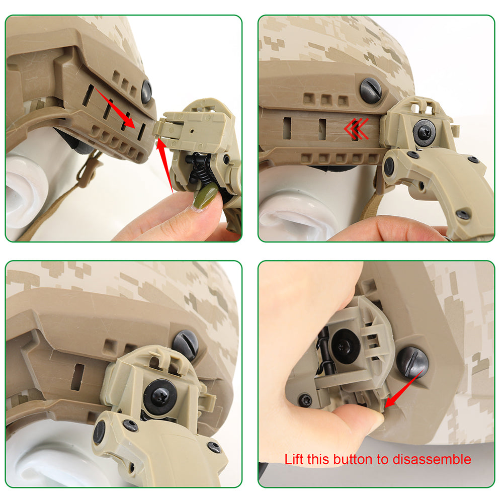 TAC-SKY Tactical Headset Noise Canceling Headphones Various scene modes can be switched