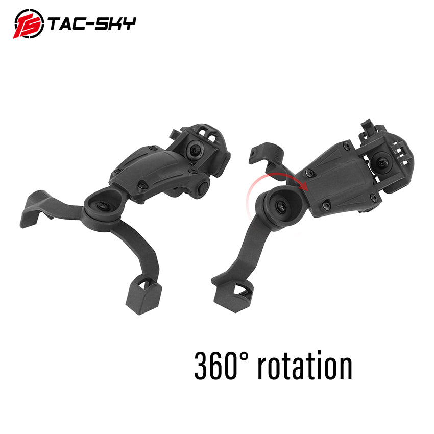 TS TAC-SKY ARC Rail Helmet Mount Compatible with Walker's Razor Tactical Headset