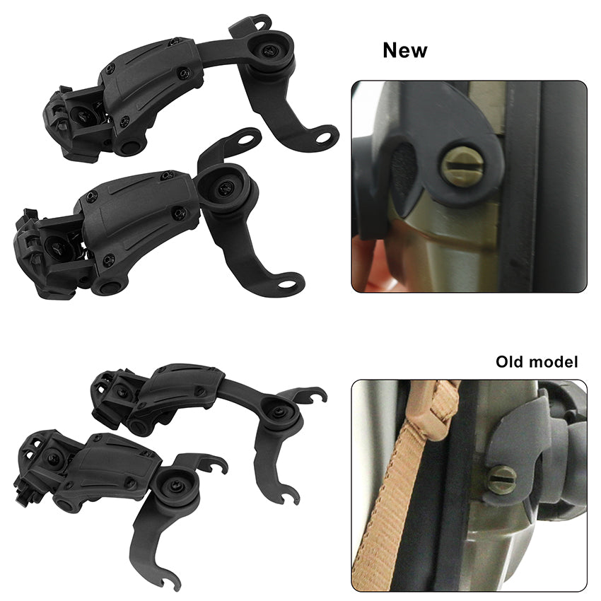 TS TAC-SKY ARC Rail Helmet Mounting Adapter Compatible with Howard Leight Tactical Headset