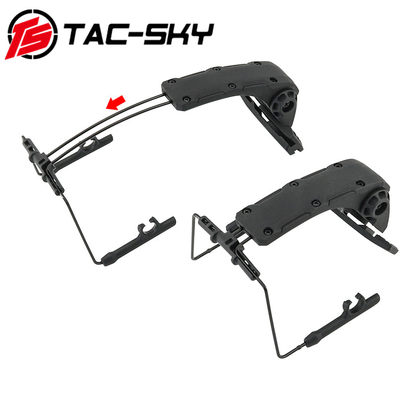TS TAC-SKY IHPS Rail Helmet Mounting Adapter Compatible with Comta II/III Tactical Headset