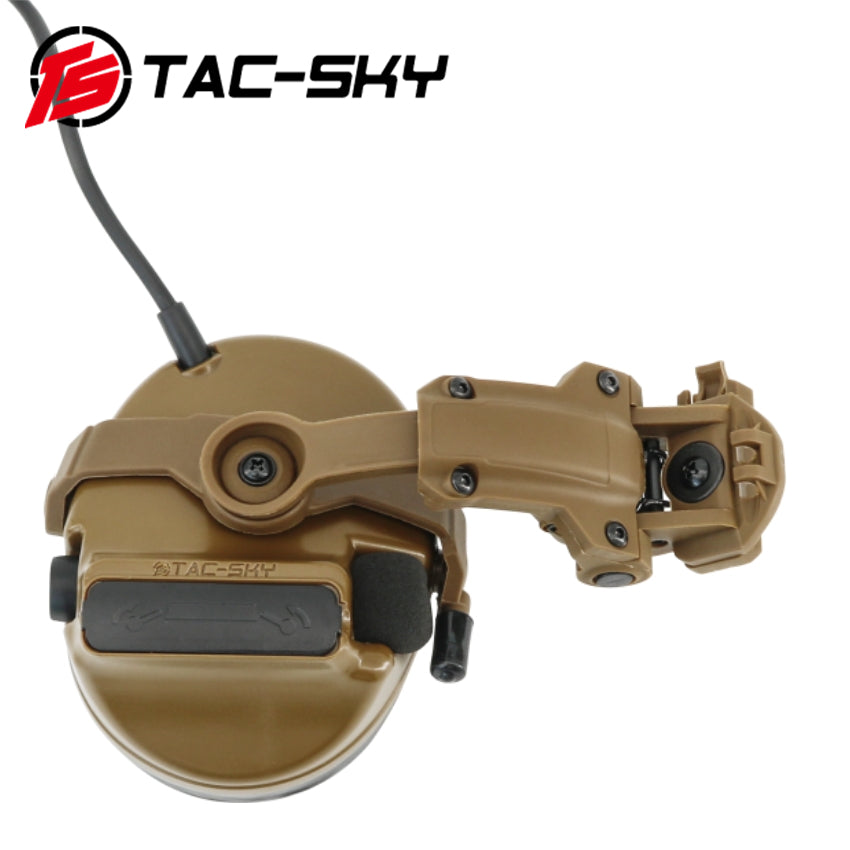 TS TAC-SKY ARC Rail Helmet Mount Electronic Hearing protection Tactical Headset C3 for Airsoft