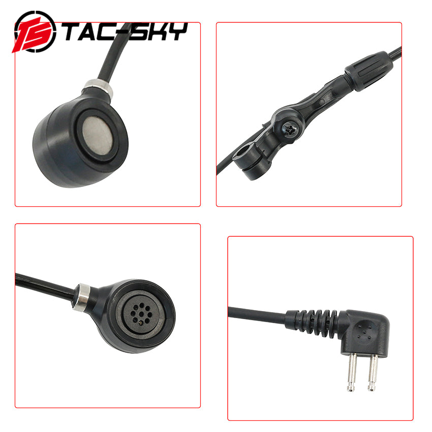 TS TAC-SKY Headset Accessory Condenser microphones Compatible with Comta V Tactical Headset