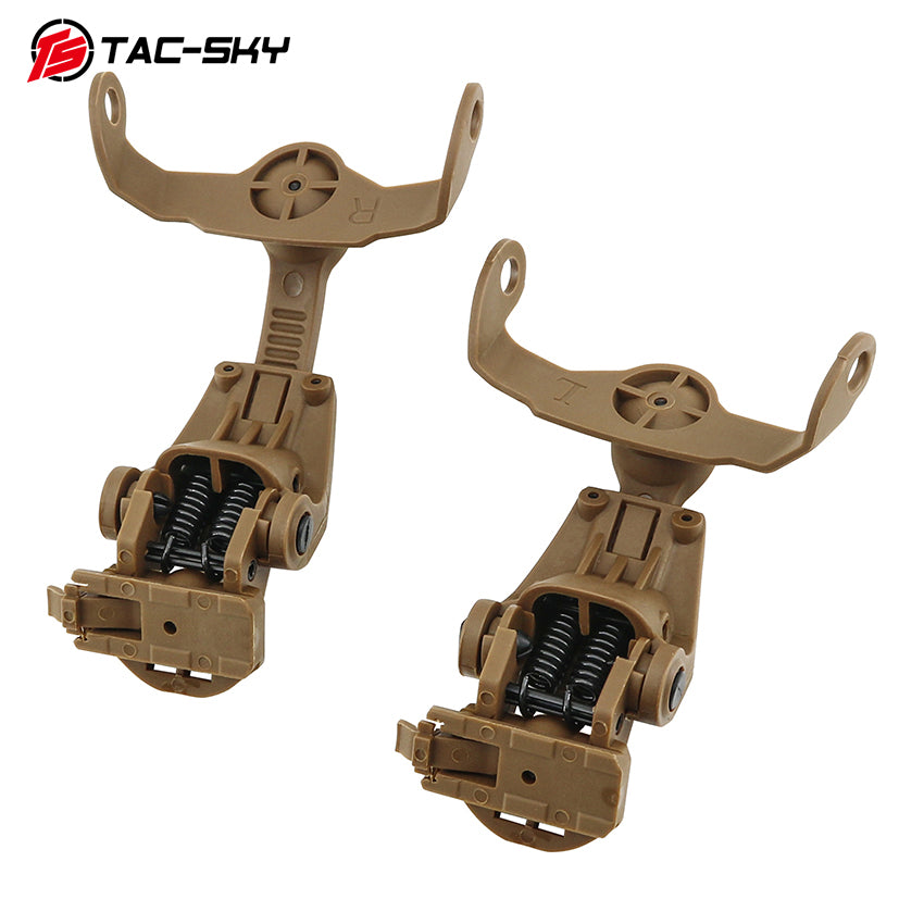 TS TAC-SKY ARC Rail Helmet Mounting Adapter Compatible with Howard Leight Tactical Headset