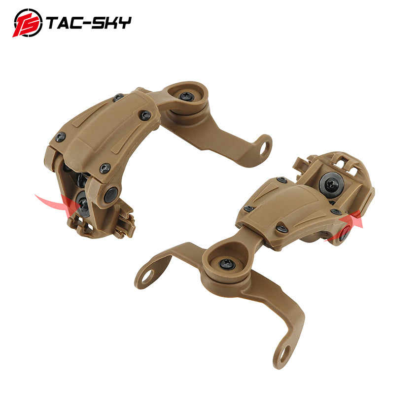 TS TAC-SKY ARC Rail Helmet Mounting Adapter Compatible with Howard Leight Tactical Headset