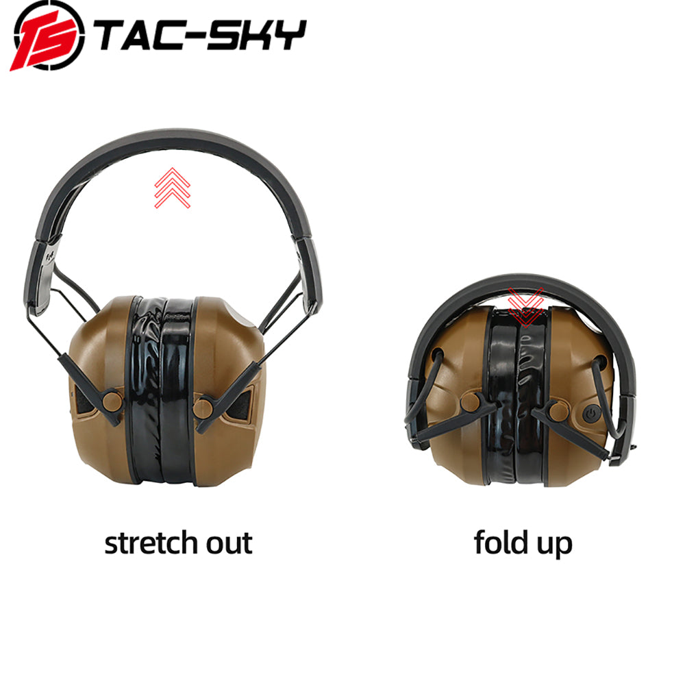 TS TAC-SKY Hearing Protection Safety Noise Cancelling Headphones Silicone Earmuffs