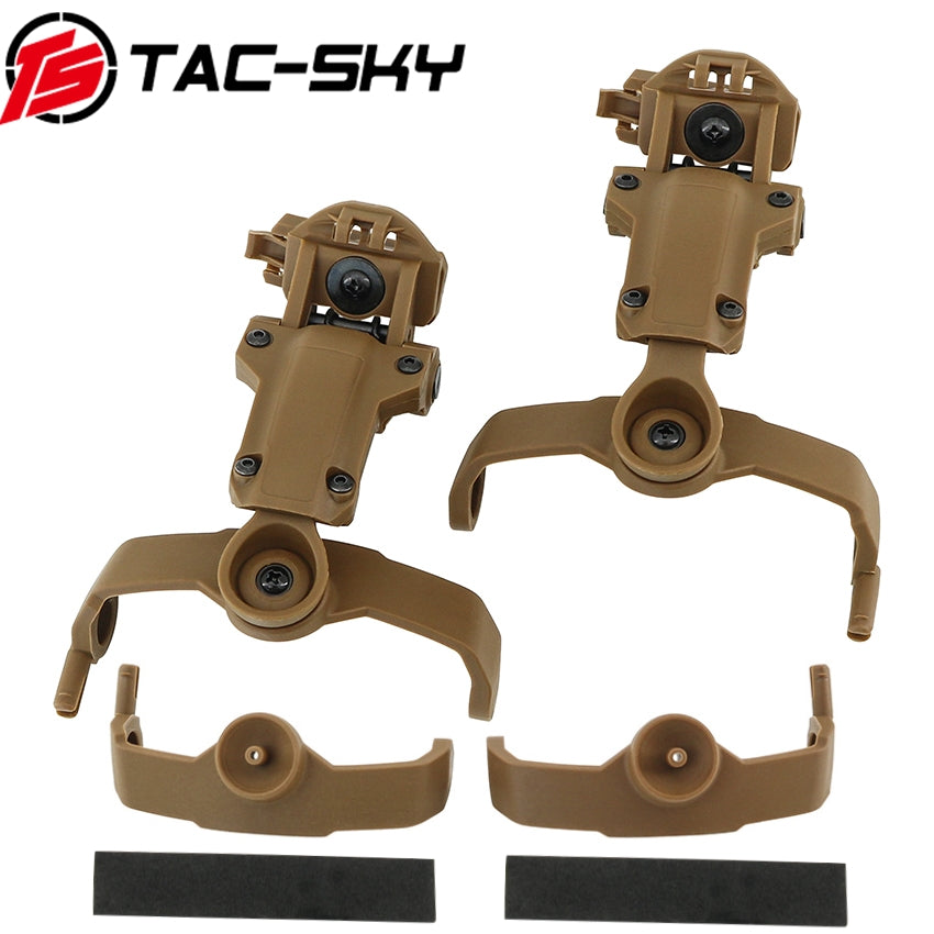 TS TAC-SKY New ARC Rail Helmet Adapter Compatible with Comta II/III/V Tactical Headset