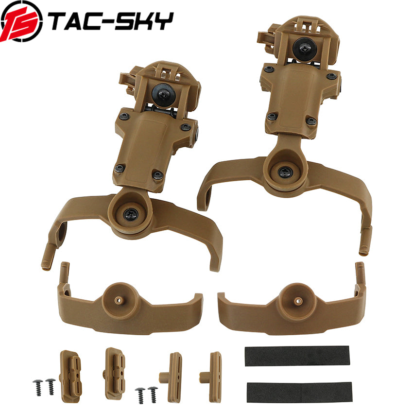 TS TAC-SKY New ARC Rail Helmet Adapter Compatible with Comta II/III/V Tactical Headset