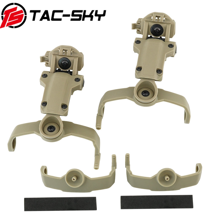 TS TAC-SKY New ARC Rail Helmet Adapter Compatible with Comta II/III/V Tactical Headset