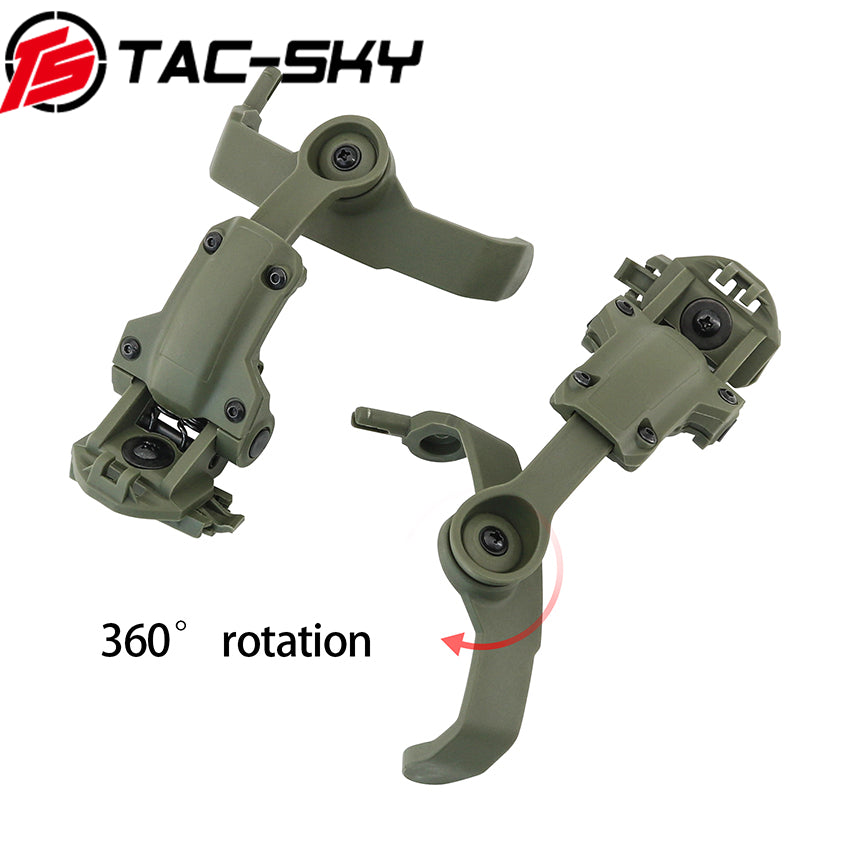 TS TAC-SKY New ARC Rail Helmet Adapter Compatible with Comta II/III/V Tactical Headset