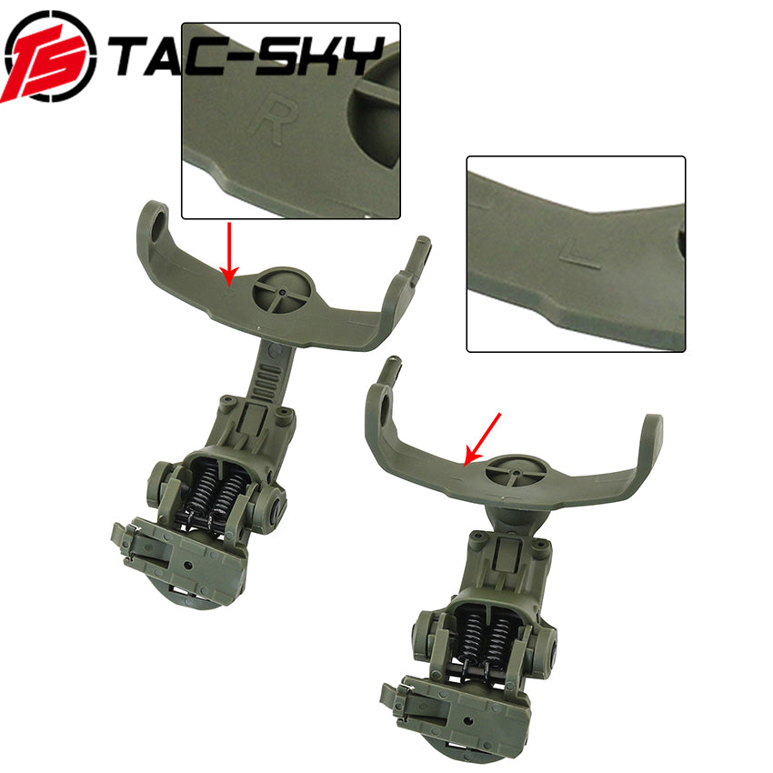 TS TAC-SKY New ARC Rail Helmet Adapter Compatible with Comta II/III/V Tactical Headset