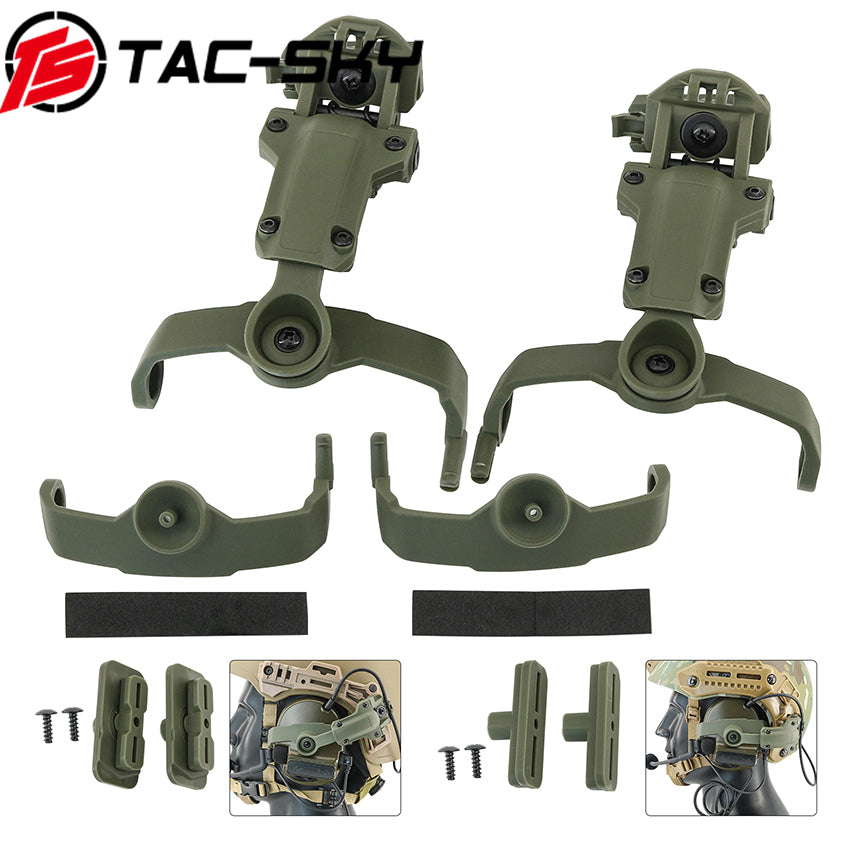TS TAC-SKY New ARC Rail Helmet Adapter Compatible with Comta II/III/V Tactical Headset