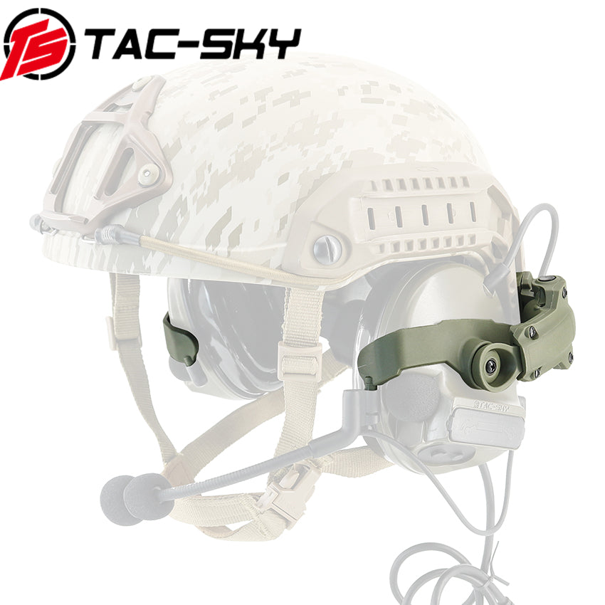 TS TAC-SKY New ARC Rail Helmet Adapter Compatible with Comta II/III/V Tactical Headset