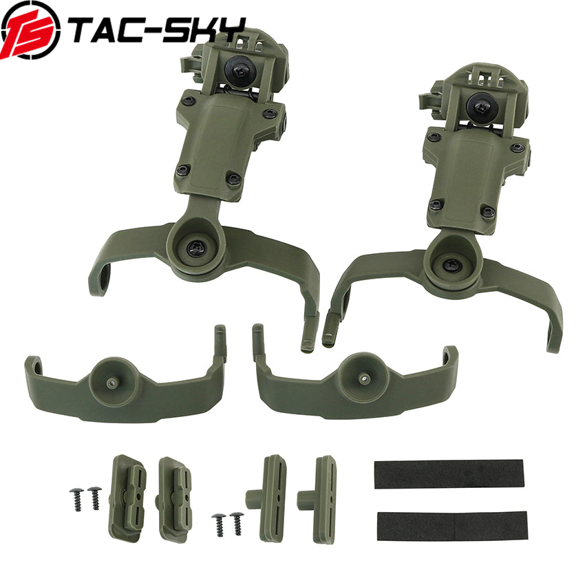 TS TAC-SKY New ARC Rail Helmet Adapter Compatible with Comta II/III/V Tactical Headset