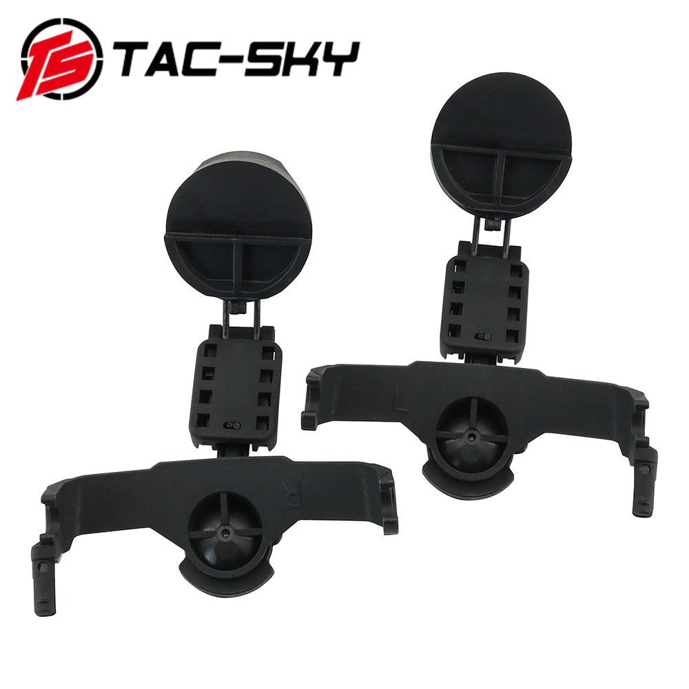 TAC-SKY Helmet Bracket Adapter for ARC Rail Helmet Compatible with Comta II/III Tactical Headset