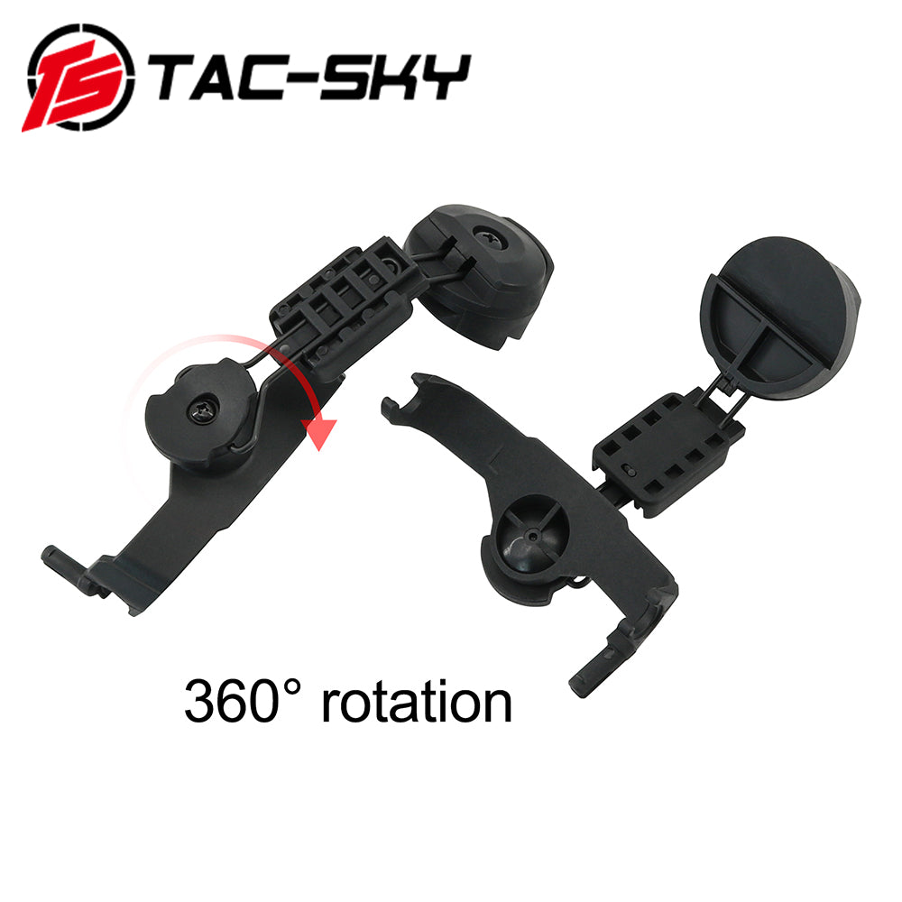 TAC-SKY Helmet Bracket Adapter for ARC Rail Helmet Compatible with Comta II/III Tactical Headset
