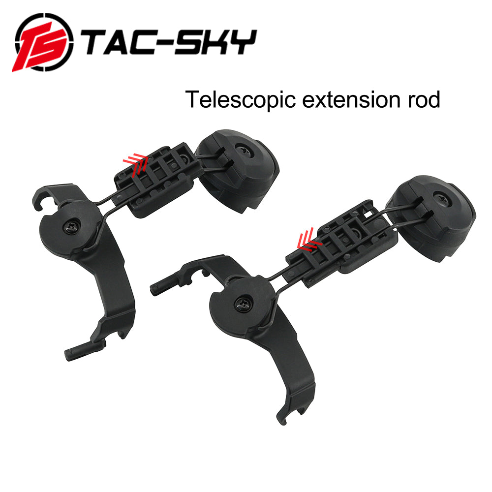 TAC-SKY Helmet Bracket Adapter for ARC Rail Helmet Compatible with Comta II/III Tactical Headset