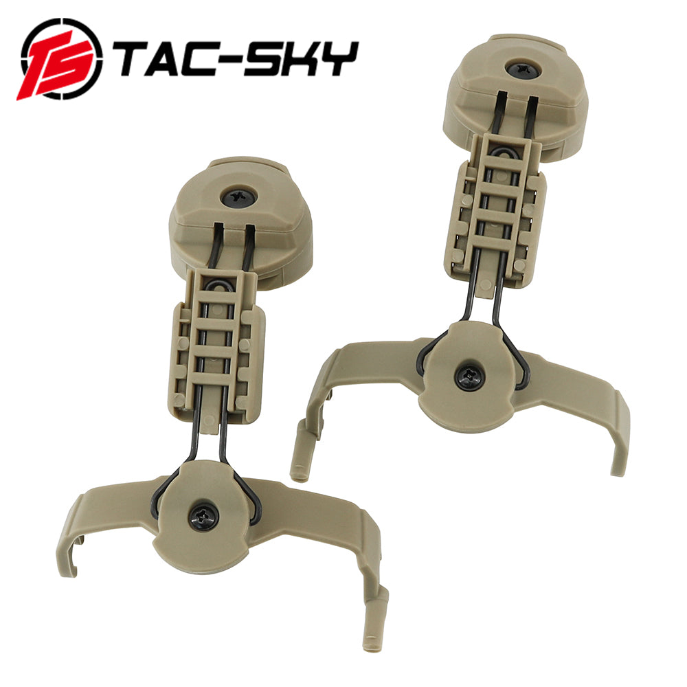 TAC-SKY Helmet Bracket Adapter for ARC Rail Helmet Compatible with Comta II/III Tactical Headset