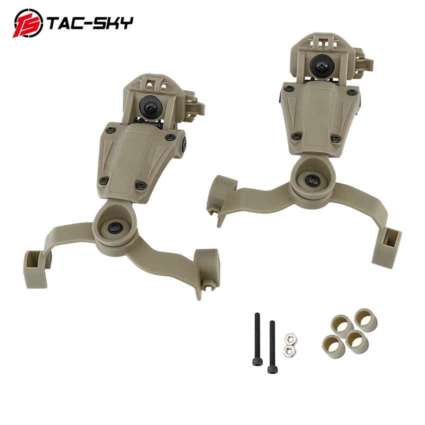 TS TAC-SKY ARC Rail Helmet Mount Compatible with Walker's Razor Tactical Headset