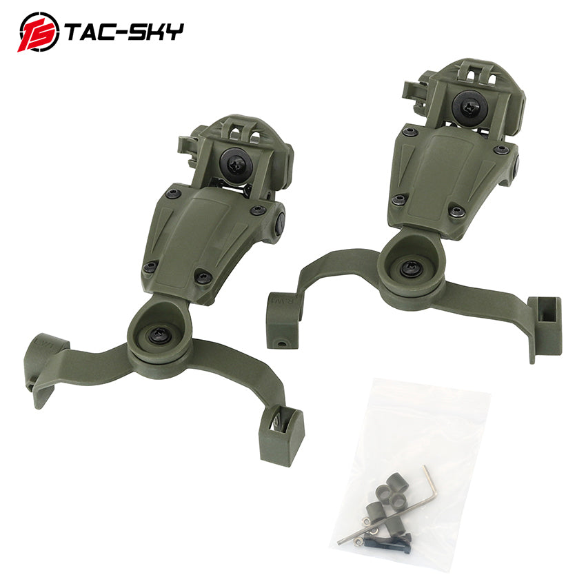 TS TAC-SKY ARC Rail Helmet Mount Compatible with Walker's Razor Tactical Headset