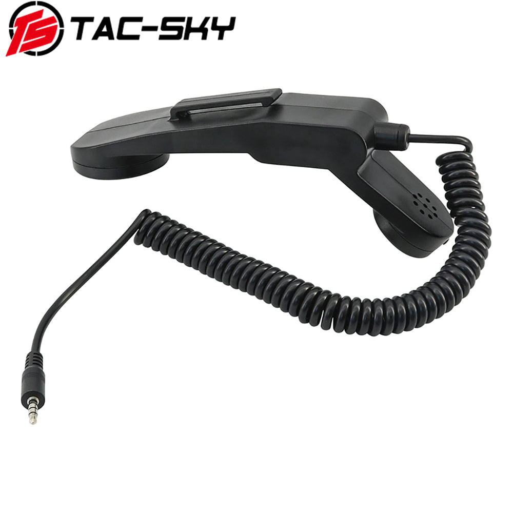 TS TAC-SKY 1-PIN Mobile Phone 3.5mm Plug H250 Tactical Handheld Speaker Microphone