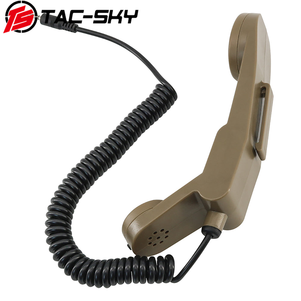 TS TAC-SKY 1-PIN Mobile Phone 3.5mm Plug H250 Tactical Handheld Speaker Microphone