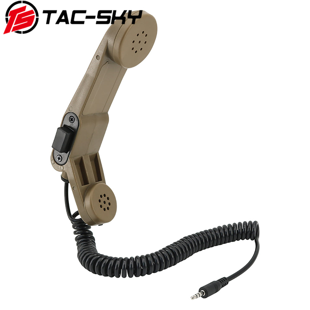 TS TAC-SKY 1-PIN Mobile Phone 3.5mm Plug H250 Tactical Handheld Speaker Microphone