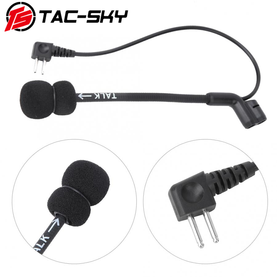 TS TAC-SKY Tactical Headset Accessory Microphone Compatible with Comta II/III Tactical Headset