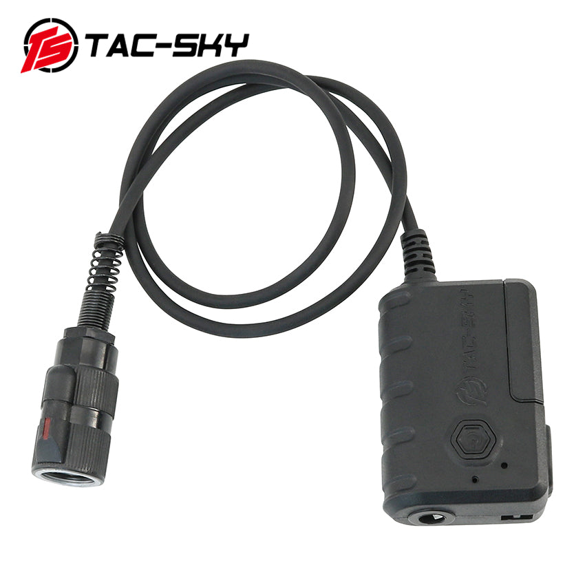TS TAC-SKY Tactical PTT 6 Pin Plug Compatible with Comta II/III Tactical Headset