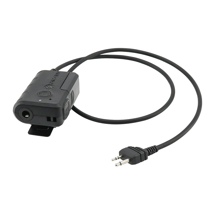 TS TAC-SKY Bluetooth PTT Compatible with MIDLAN 2-Pin Plug Intercom for Comta II/III Tactical Headset