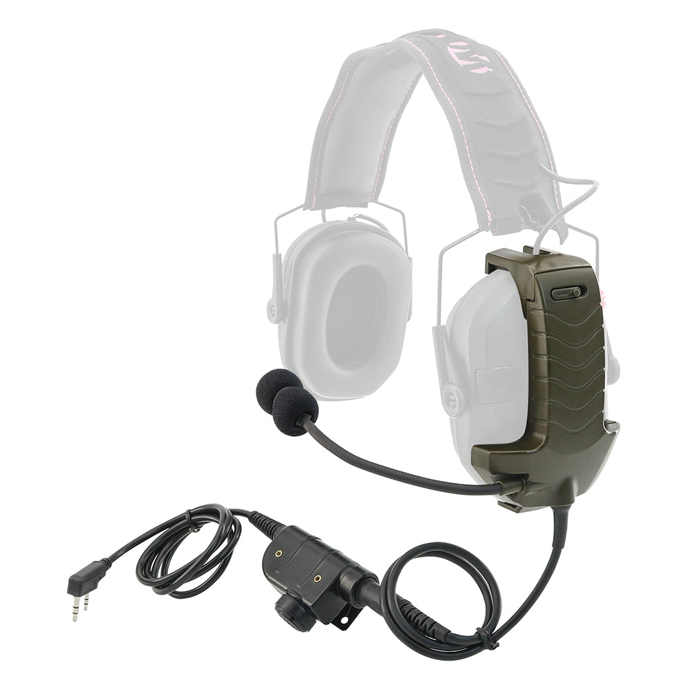 TAC-SKY Microphone communication accessories + PTT,Upgrade Accessories for Walker Razor Series Shooting Hearing Protection Earmuffs
