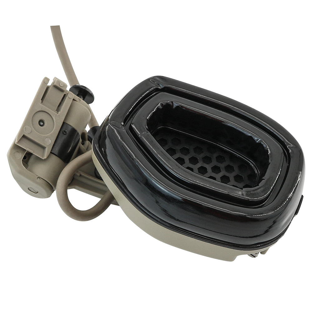 TAC-SKY RAC Tactical Headset Communica Pickup Noise Reduction for Fast Helmet ARC Rail Adapter Tactical High-cut Headset RAC PTT