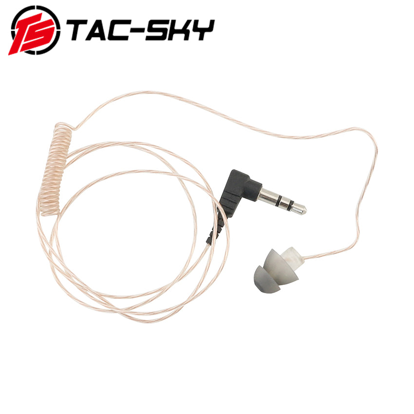 TS TAC-SKY 3.5mm Plug Single Mini Wired Earbud Ultra-thin Wire for intercom