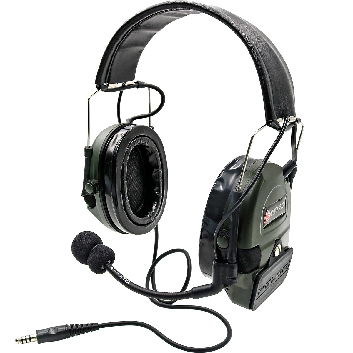 TAC-SKY Tactical for COMTA I Shooting Mili Headset is Equipped with a Noise-Canceling Microphone and Hearing Protection Features