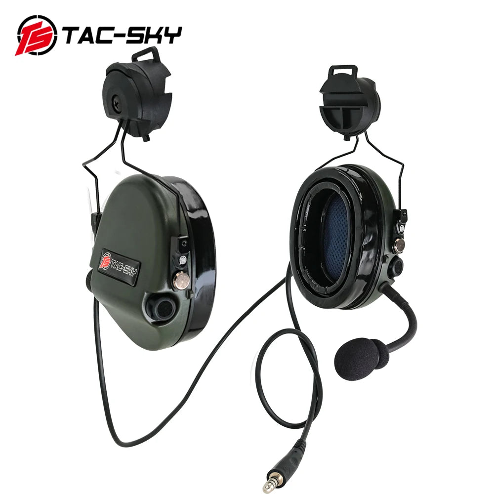 TAC-SKY Tactical for TCI LIBERATOR Headset ARC OPS-CORE Helmet Track Bracket Version Hunting Sports Hearing Protection