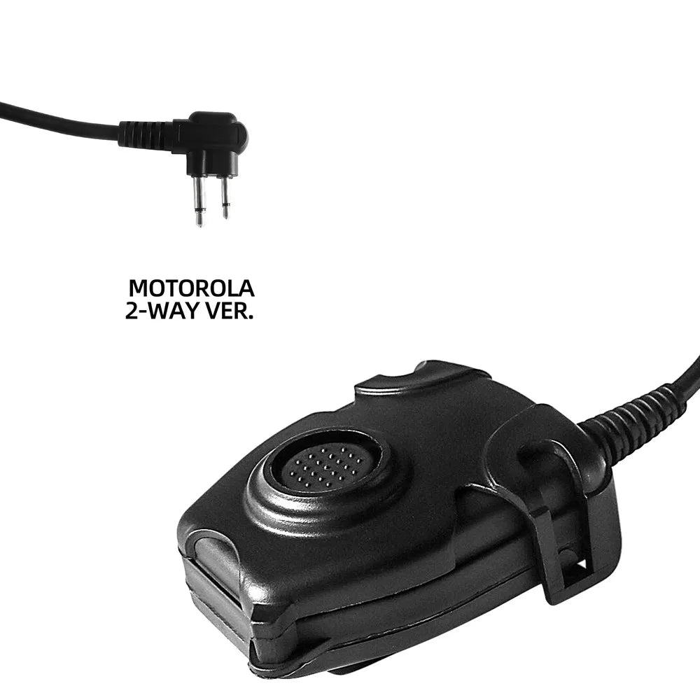 TAC-SKY Tactical Headset Civilian U94 PTT Button Walkie-Talkie Headset Plug Adapter Airsoft Radio Shooting Earmuffs Use