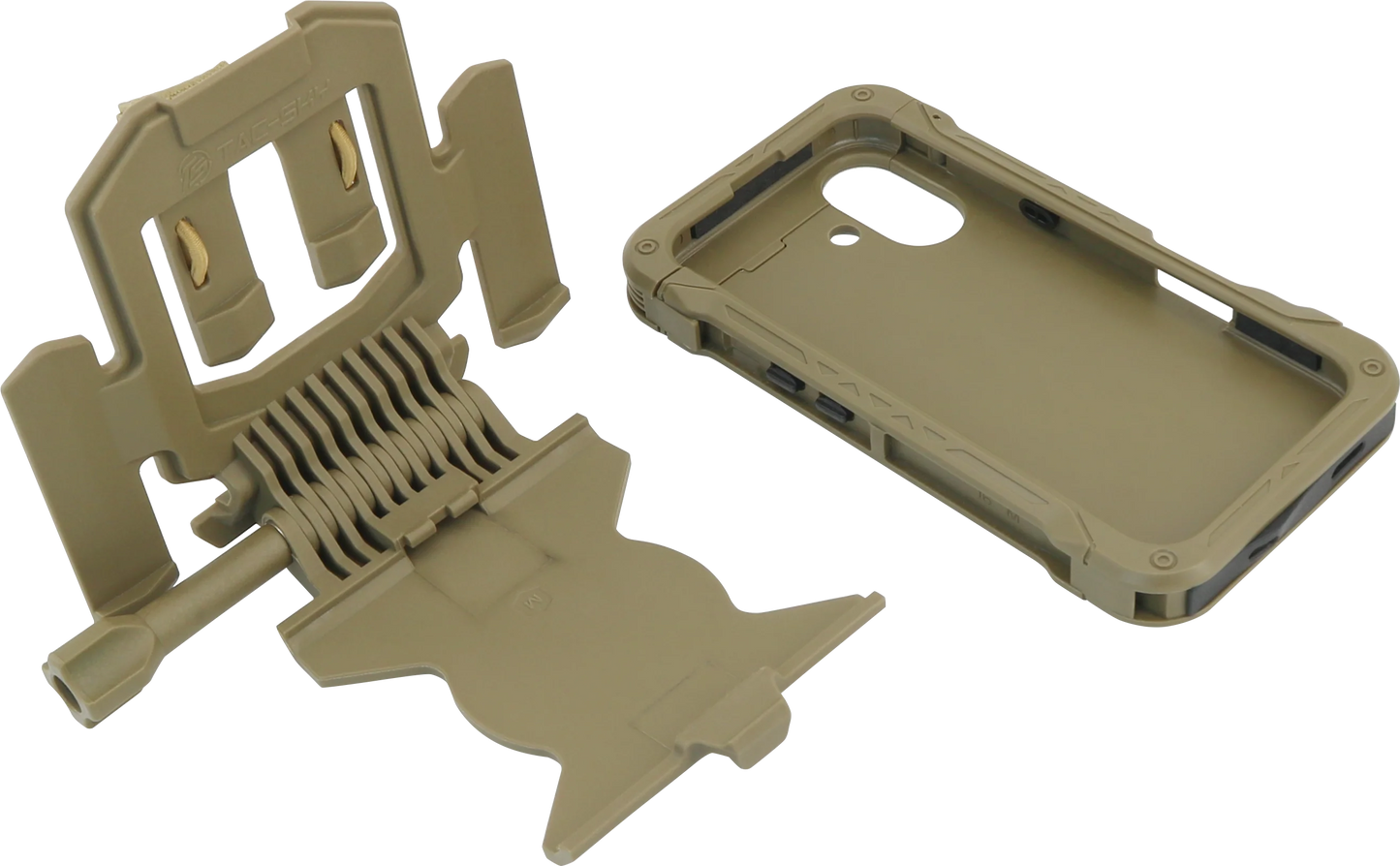 TAC-SKY Tactical Shooting Protective Phone Stand Case Compatible with IPhone 17 and MOLLE Vest Systems