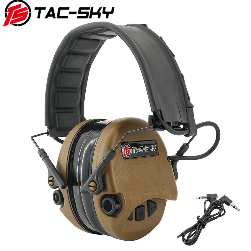 TS TAC-SKY Hearing Protection Noise Canceling Tactical Headset T200 IPSC Edition for Airsoft