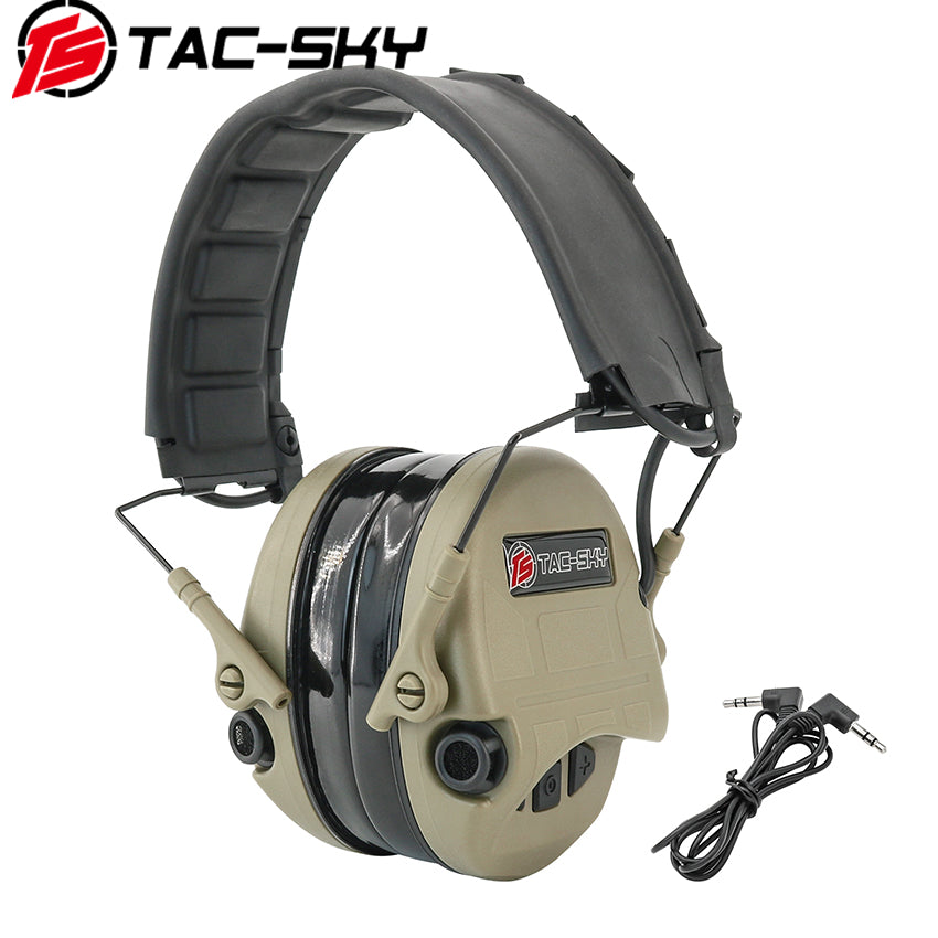 TS TAC-SKY Hearing Protection Noise Canceling Tactical Headset T200 IPSC Edition for Airsoft