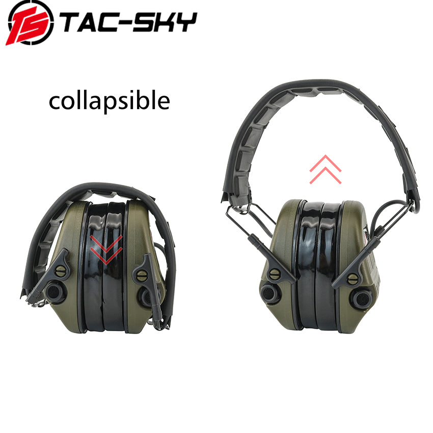 TS TAC-SKY Hearing Protection Noise Canceling Tactical Headset T200 IPSC Edition for Airsoft