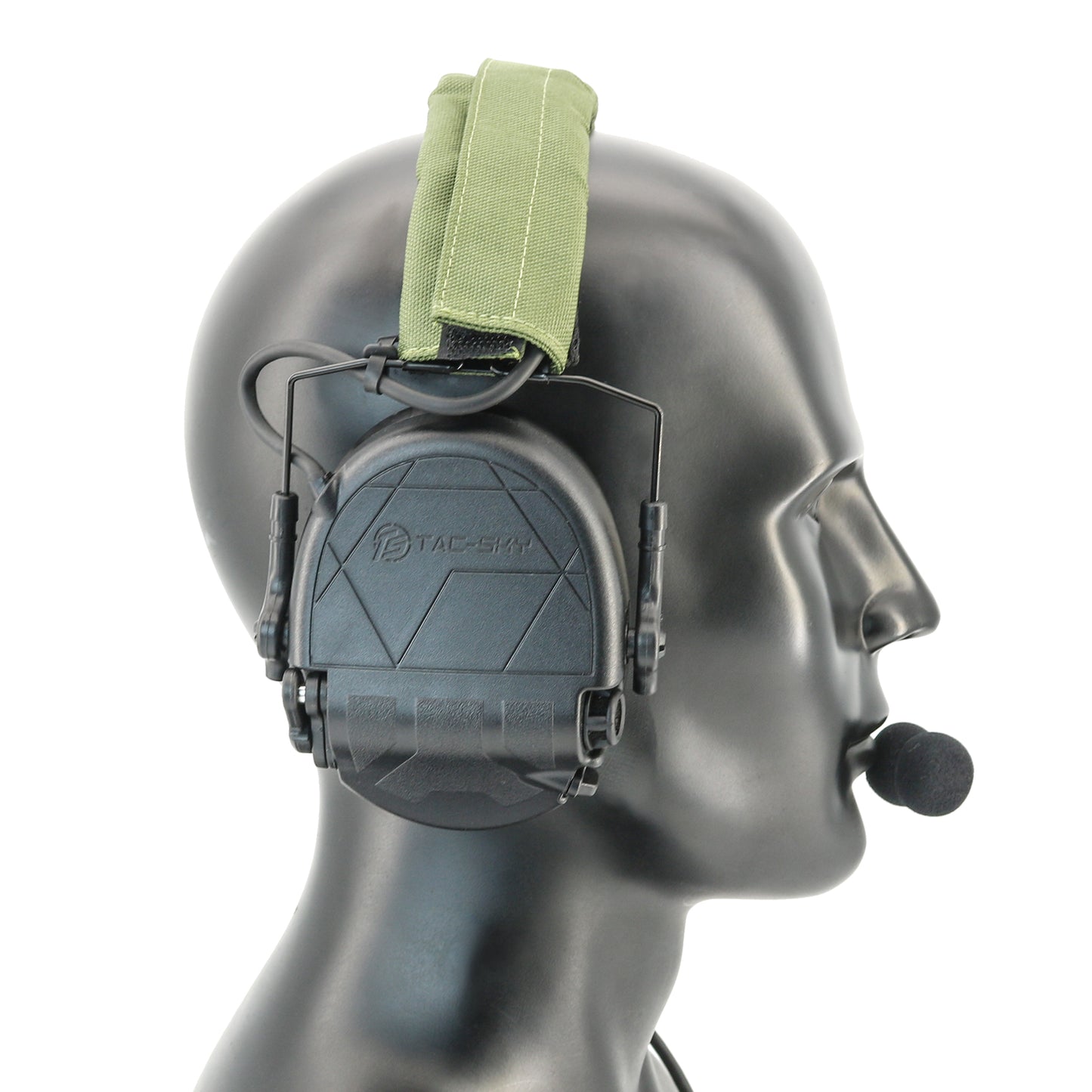 TS TAC-SKY TAC301 Tactical Headset Hearing Protection Electronic Shooting Silicone Earmuffs Headphones + U94 PTT