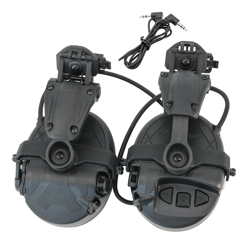 TS TAC-SKY ARC Rail Helmet Mounting TAC303 IPSC Tactical Headset Communication Active Noise Reduction Hearing Protection