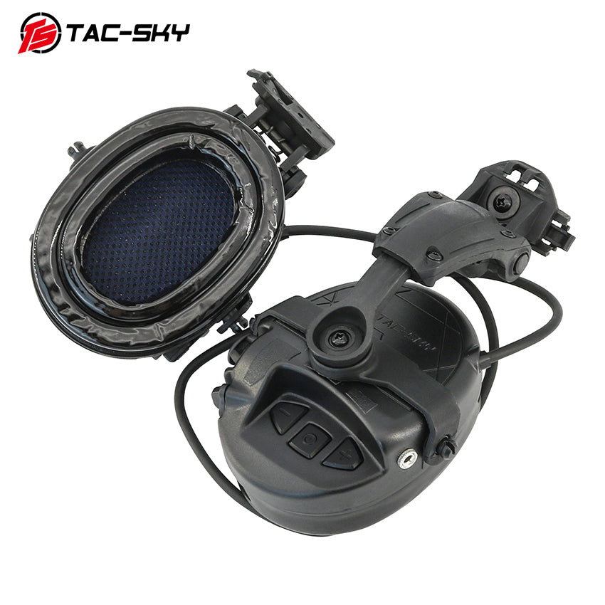 TS TAC-SKY ARC Rail Helmet Mounting TAC303 IPSC Tactical Headset Communication Active Noise Reduction Hearing Protection