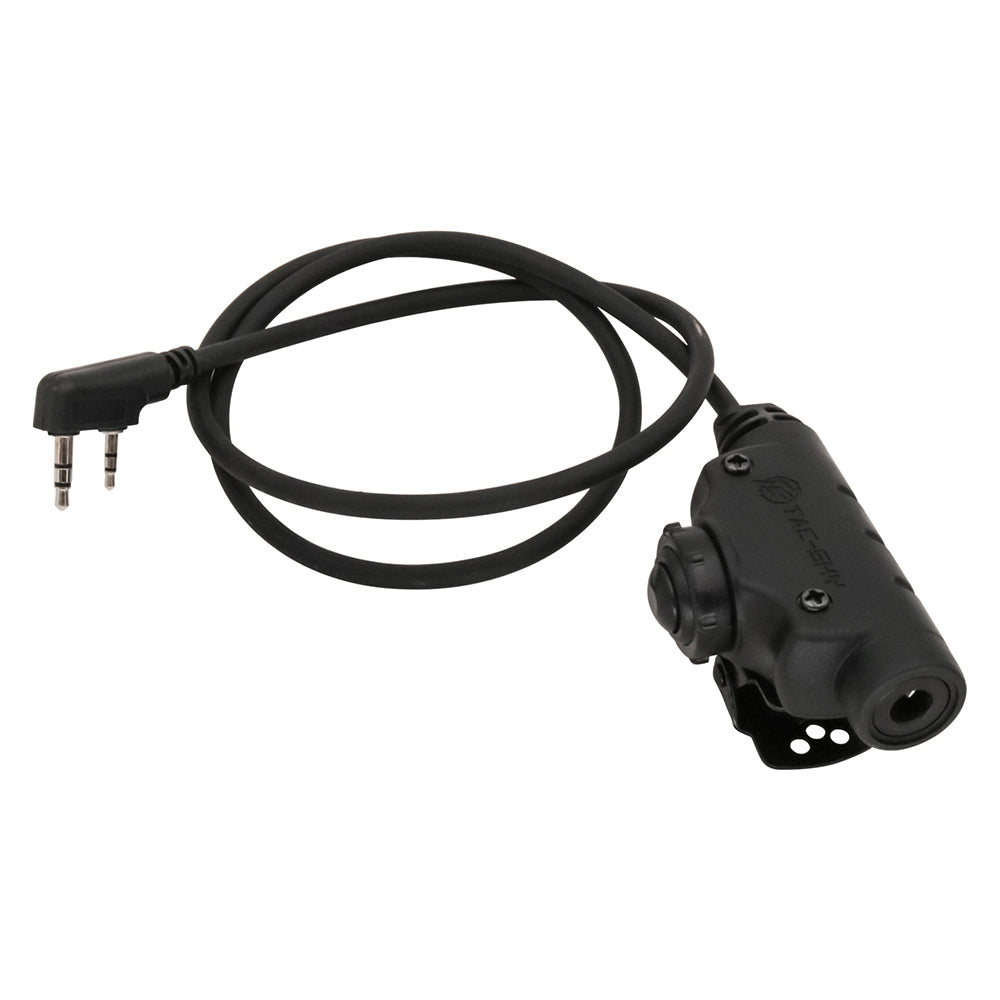 TS TAC-SKY Tactical U94 V2 PTT Push to Talk Tactical Adapter K 2 Pin Plug with Standard 7.00mm Jack